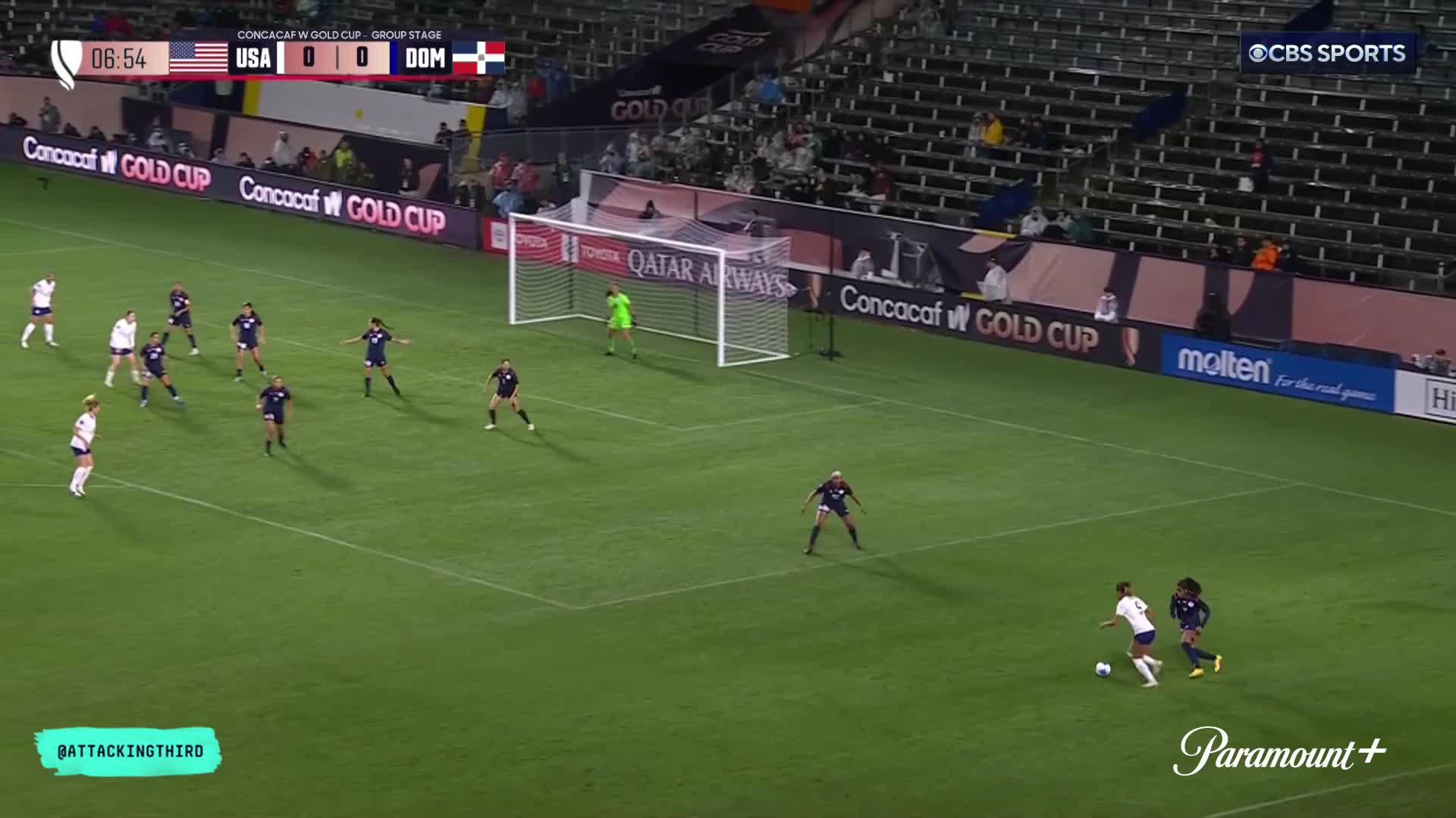 The 33rd teenager to score for the #USWNT: @olivia_moultrie 🇺🇸🎥 » @AttackingThird