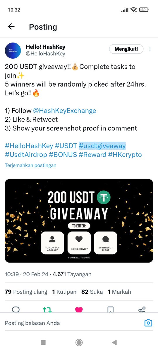 MAF6100's tweet photo. @HelloHashKey @HashKeyExchange Done 🥰 https://t.co/yAZwNysfnx