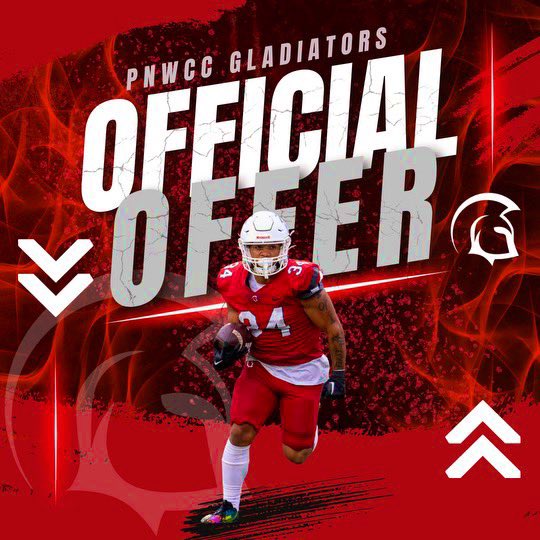 After a great conversation with Coach @rmanka70 on the phone, I’d like to announce another offer from @PNWCCFootball . Grateful for another opportunity 💯 #AG2G @BrandonHuffman @Timbothy_Davis @CoachNavarro907 @WAHSFootball
