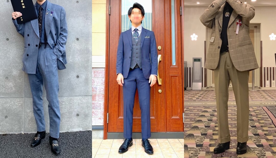 CurryHoto's tweet photo. 【大学卒業式のスーツ男子コーデ】

スーツなおしゃれな着こなし方は知っていますか？
社会人と違い、自由度の高い卒業式は個性の見せ所でもあります。

→https://t.co/v1tFrKOi4w

 #卒業式 #スーツコーデ #メンズファッション https://t.co/ggwe8DpI1N