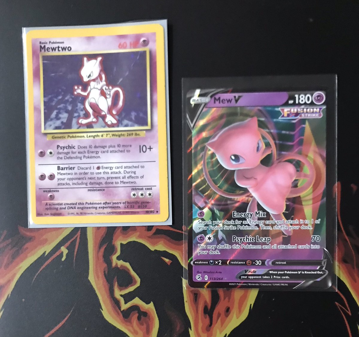 💫 GIVEAWAY 💫 Get in for your chance at a Base Set Mewtwo 👽 and his friend Mewone! Only have to: - Follow me (@Johnacos1) - Retweet That’s it! Tagging pokebuddies not required but always appreciated! 😻 Good luck to everyone! 🍀🍀 Winner twitterpicked on Sun 2/25! Thank you!