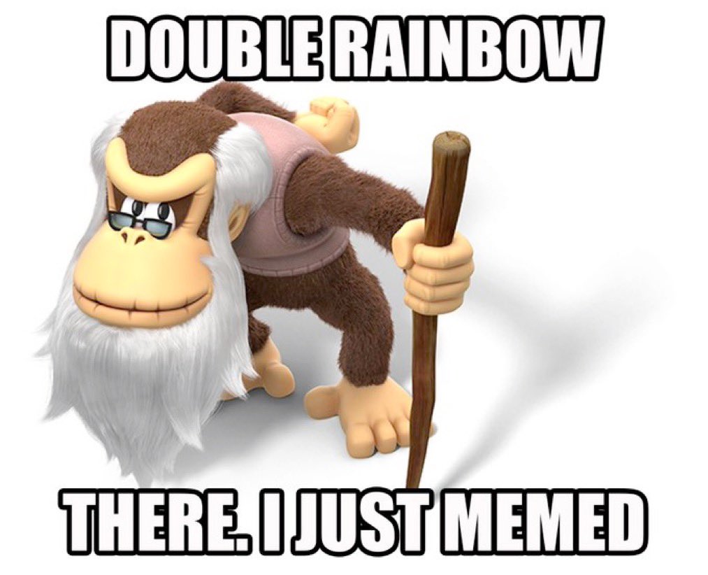 SuperbZenith's tweet photo. I am still getting the hang of this “meme” thing. #DKCTF #WiiU https://t.co/OCL2zwCibK
