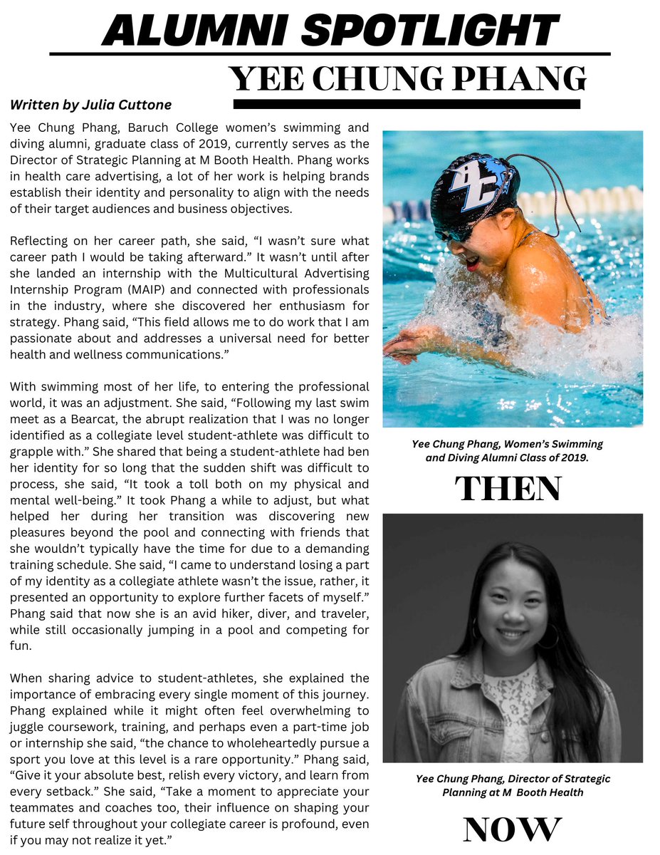 Some highlights of Issue #11 of the @BaruchAthletics Bearcat Newsletter!