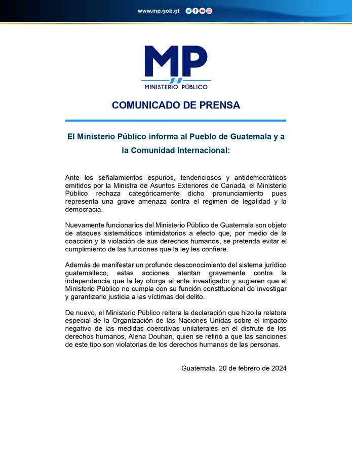 Rafael Curruchiche tweet media