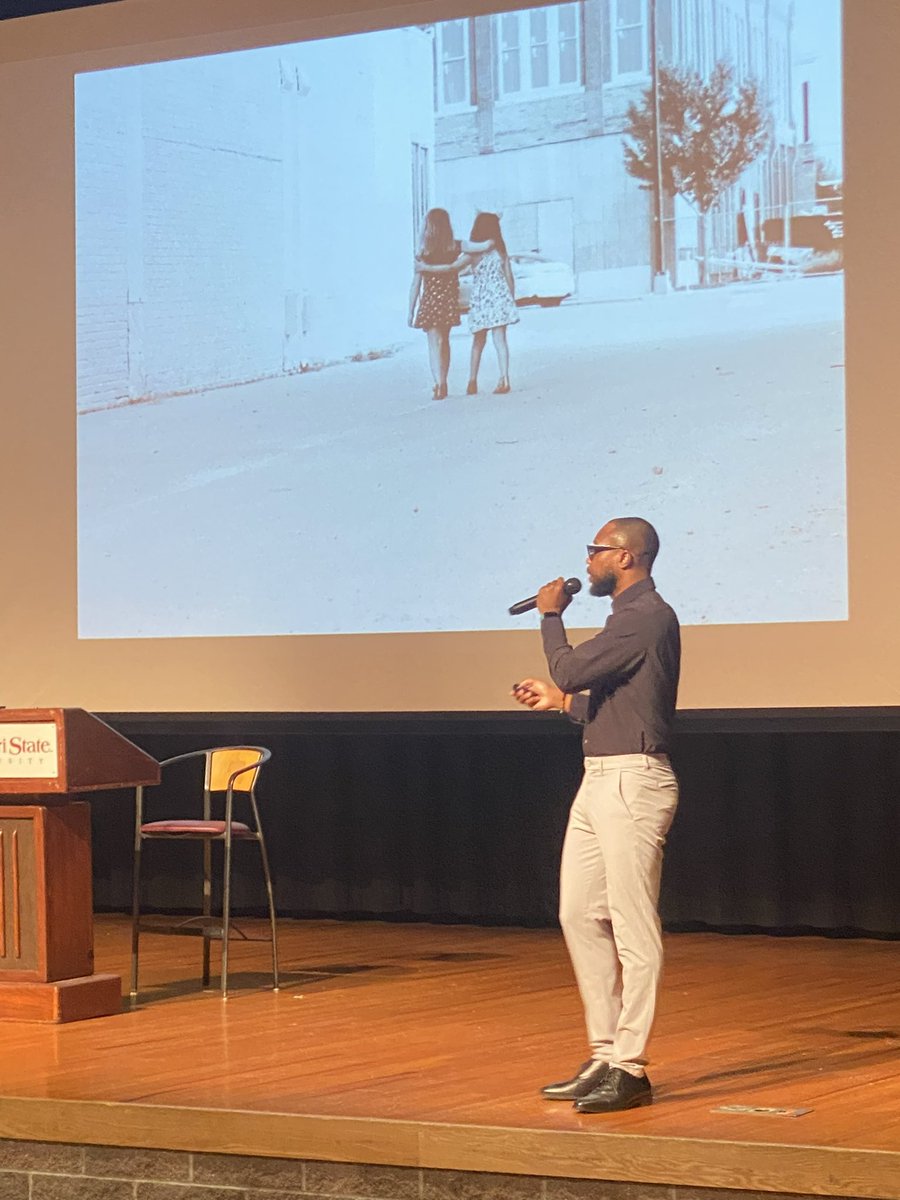 thinking4achang's tweet photo. Had the great privilege of speaking tonight at Missouri State University. Thank you the Student Activities Council for the invitation. My student hosts Theo and Colin were dope!! Much love and shall be back …❤️🌈👍🙏 https://t.co/kpM4sARfQG
