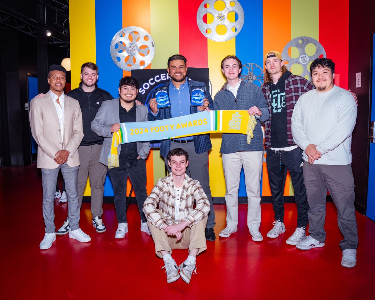 Topbin90's tweet photo. Thanks again to everyone that voted us as your favorite local news source and  your favorite local reporter. Great event tonight hosted by @SoccerSheet @yallweekly 🏆🏆

📸 @ciscos_art https://t.co/3cpnKtjKof