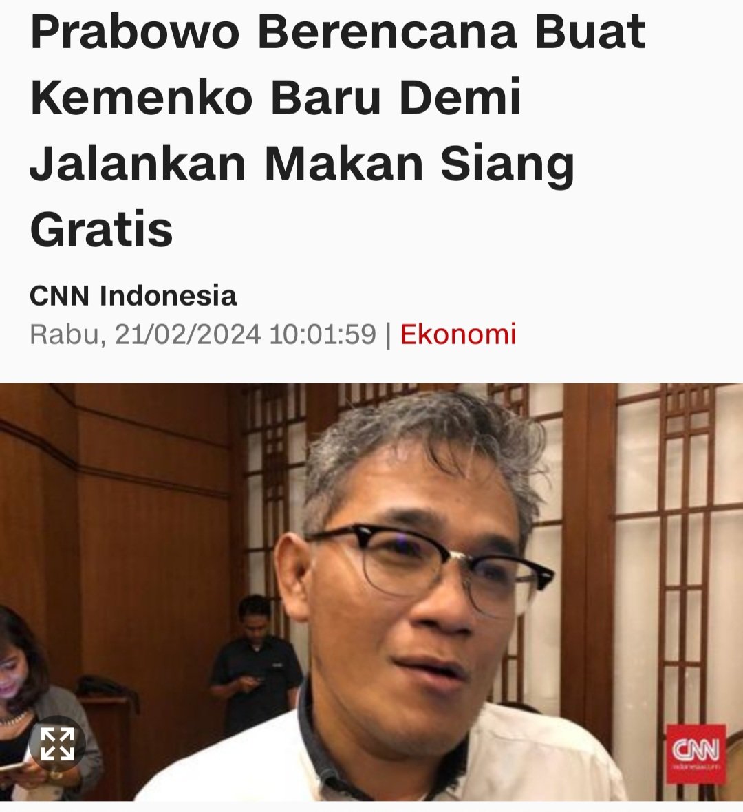 JhonSitorus_18's tweet photo. Sudah kuduga, bahkan untuk menjalankan makan siang gratis aja harus nambah kursi MENKO

Jika kursi Menko ditambah, praktis akan ada pos menteri baru. Menteri urusan Pangan misalnya

Anggaran bertambah, UTANG makin menggunung. Siasat JAHAT gerombolan KORUPTOR sangat KOTOR https://t.co/zEfH2KjX7w