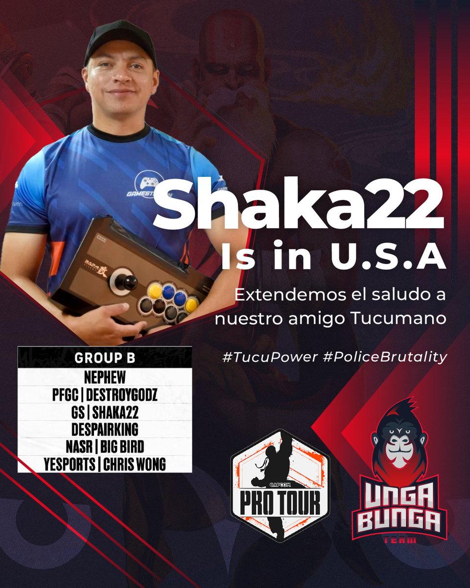 UB Gaming (@ungabunga_team) on Twitter photo Ya con los chicos en el hotel esperando que llegue el momento de la verdad, disfruten el viaje porque se lo merecen. Es un orgullo que argentina tenga dos representantes en la #CapcomCupX . Lets go!! <a href="/DookieAR/">UB Dookie🇦🇷</a> @GS_Shaka22 🇦🇷👊🇦🇷 Ya con los chicos en el hotel esperando que llegue el momento de la verdad, disfruten el viaje porque se lo merecen. Es un orgullo que argentina tenga dos representantes en la #CapcomCupX . Lets go!! <a href="/DookieAR/">UB Dookie🇦🇷</a> @GS_Shaka22 🇦🇷👊🇦🇷