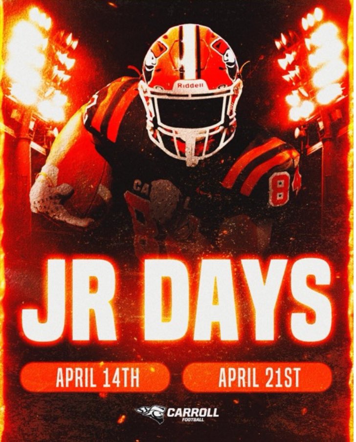 GrantGensler10's tweet photo. Thank you @CoachHolleyCU for the Junior day invite! Excited to learn what Carroll University is all about!!
@CoachBuddah 
@RTHS_Football https://t.co/HCBs52W3NR