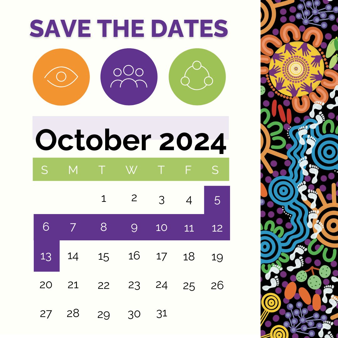 Save the date for #QMHW 2024! Sat 5 to Sun 13 Oct. Mark your calendars for a week of impactful events and initiatives! Subscribe to our eNews to stay up to date with the latest bit.ly/48xqkIg or follow along on our QMHW socials bit.ly/3wpTcVm