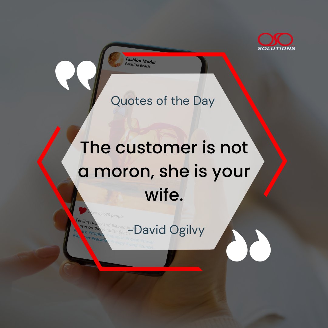 osolinkcanada's tweet image. Treat your customers with respect and understanding.  They're not fools, they're partners in your success.🌟

#RespectCustomers #CustomerExperience #Partnership #EmpathyFirst #Respect