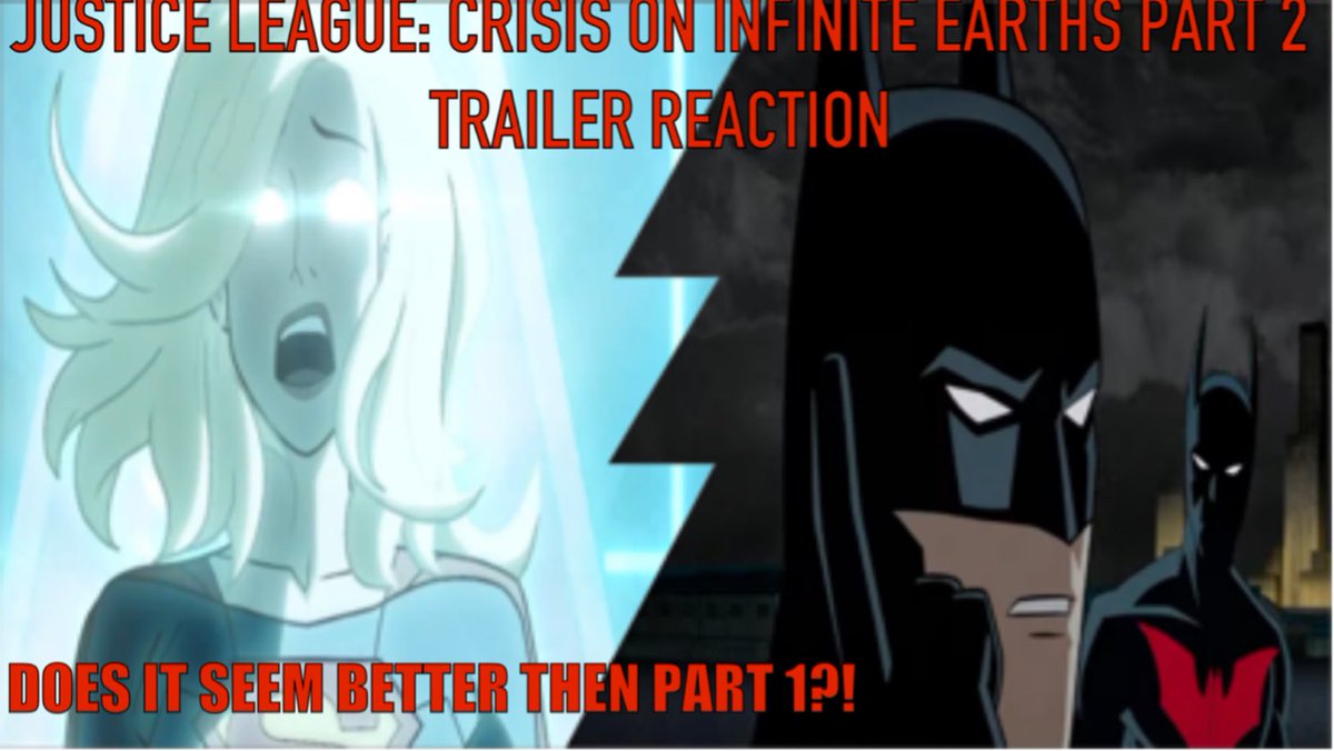 Sylencer_MMFWCL's tweet photo. Justice League: Crisis On Infinite Earths Part 2 Trailer Reaction https://t.co/NGOQueFBwi via @YouTube

My thoughts on #CrisisOnInfiniteEarths part 2 trailer and it’s already looking better then part 1! #YouTube https://t.co/Gb6at5yL3W
