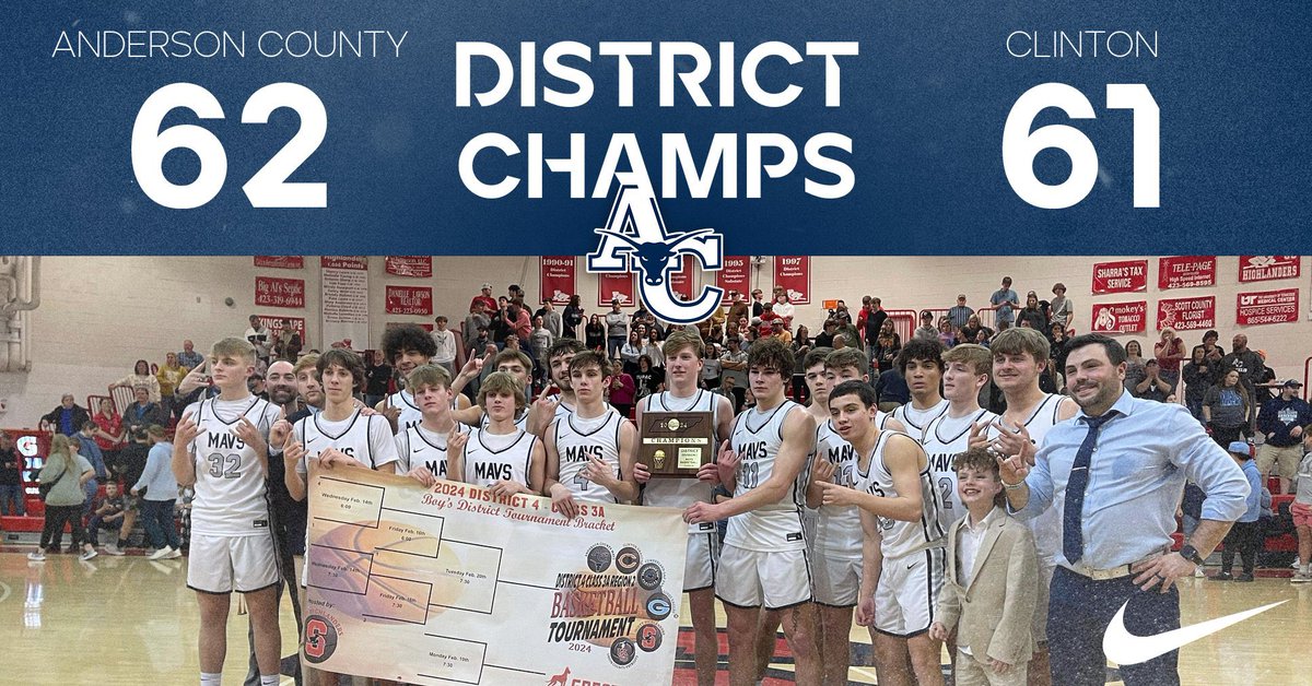 District Champs 🤘 

So proud of the boys in blue. Big time thank u to our fans &amp; students tonight, y’all brought the energy &amp; helped us bring home the hardware!!   #GoMavs🤘#MaverickMindset <a href="/MaverickAD1/">GaryTerry</a> <a href="/AllThingsACMavs/">All Things Mavs 🤘</a>