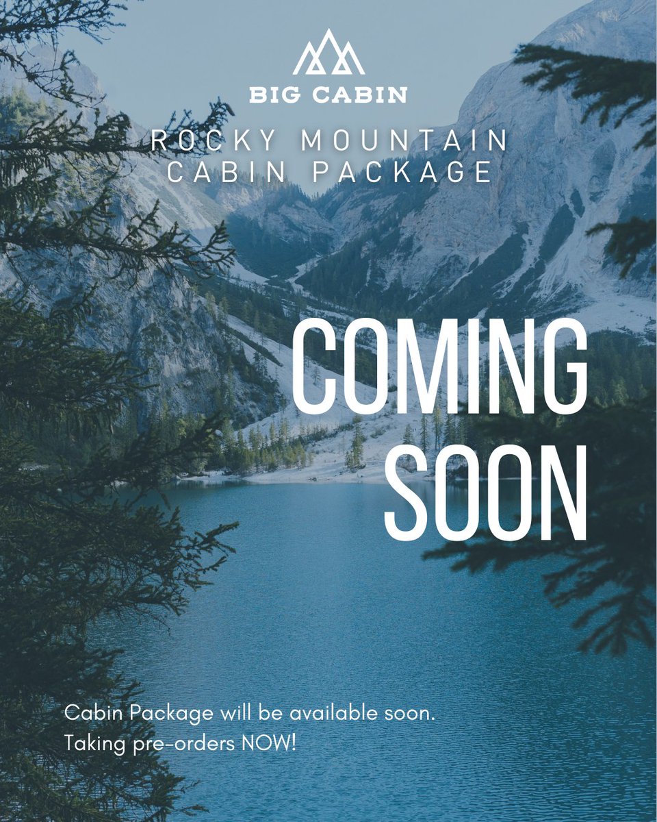 logs_big's tweet photo. Big Cabin Log &amp; Timber is about to revolutionize your dream home journey! To be among the first to secure your spot on the pre-order list, email renee@bigcabin.com.
https://t.co/o6Spy6XfTQ
#cabin
#cabinfever
#rockymountains
#rockymountainhigh https://t.co/1dV0mwQGQi