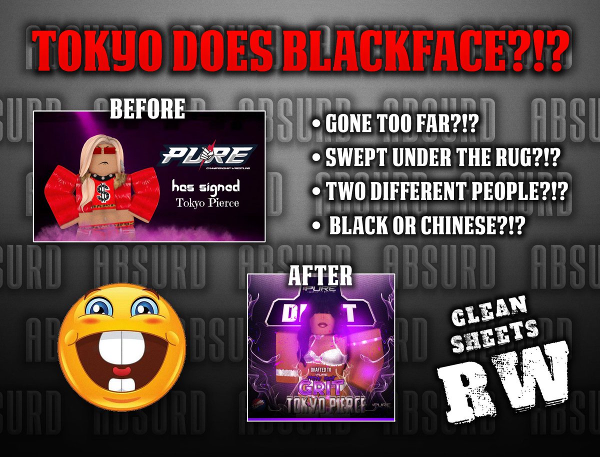 CleanSheetsRW's tweet photo. It looks like long time @PURERBLX2X superstar @TokyoPiercee has underwent quite the transformation ⁉️⁉️👀

But it doesn't seem to be a pretty one‼️‼️‼️

Thoughts ⁉️🤔 https://t.co/UcrOJYDZ45