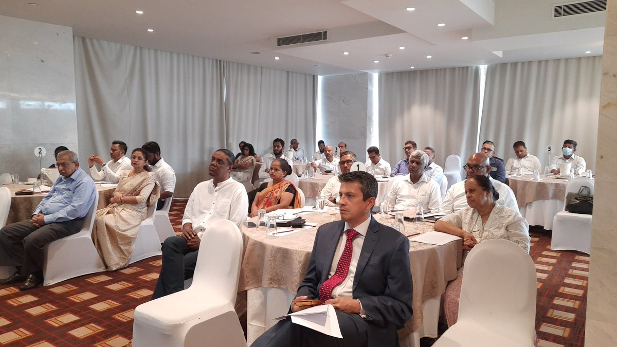 UNIDO_LK's tweet photo. A workshop to validate the Ind. position on Food Control Systems, collated over 7 Ind. Focus Groups, was held today as part of the @EU_in_Sri_Lanka funded BESPA-FOOD project. The output will act as an advocacy tool for the F&amp;B industry to improve  SL food safety &amp; quality culture https://t.co/T74TqCkVvD