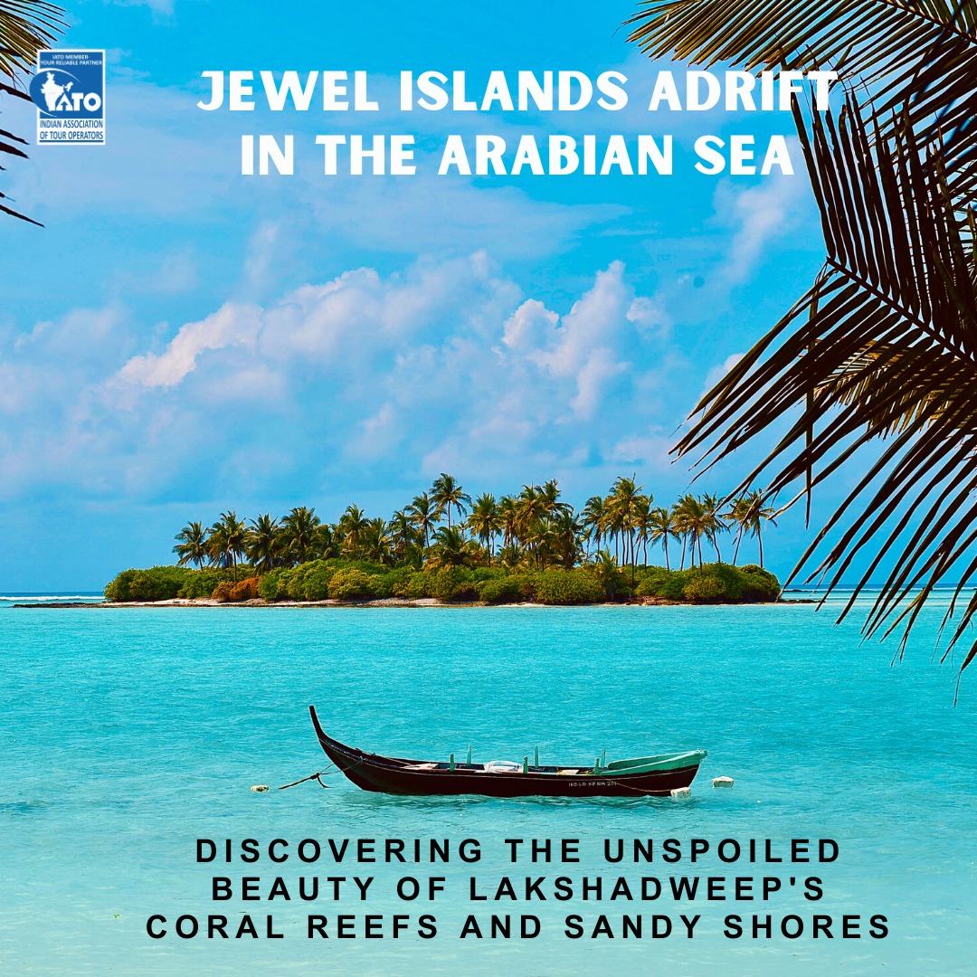 Indulge in the tranquil charm of Lakshadweep, where every sunrise paints the sky in hues of hope and every sunset whispers tales of tranquility. 🌅🏝️ #LakshadweepTranquility #IslandExploration #SunsetMagic #TravelwithIATO #IncredibleIndia #tourismgoi