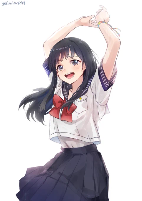 31日目 #過去に描いた100日チャレンジ #明日ちゃんのセーラー服 