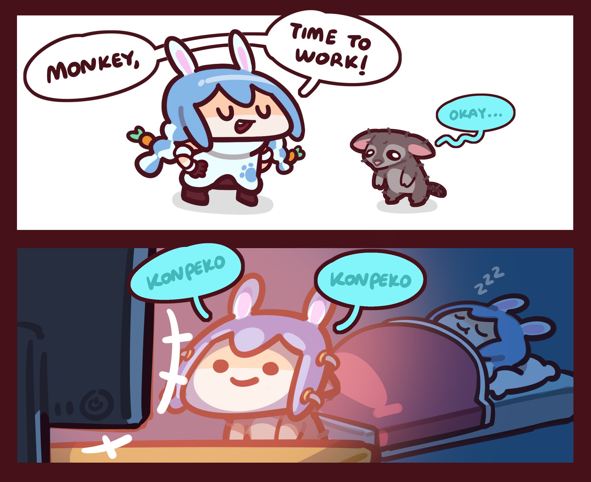meme&pekoになります。 Miko thought Twitter got hacked because its logo changed to
