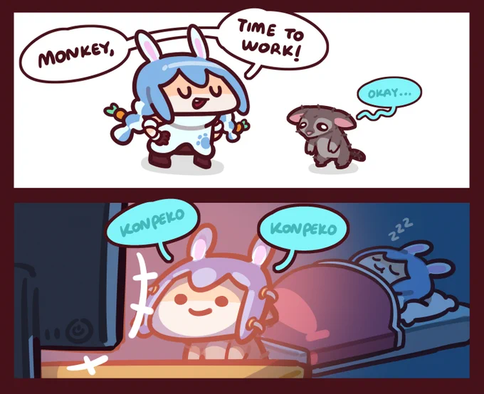 MONKEY is ALIVE 

#ぺこらーと 