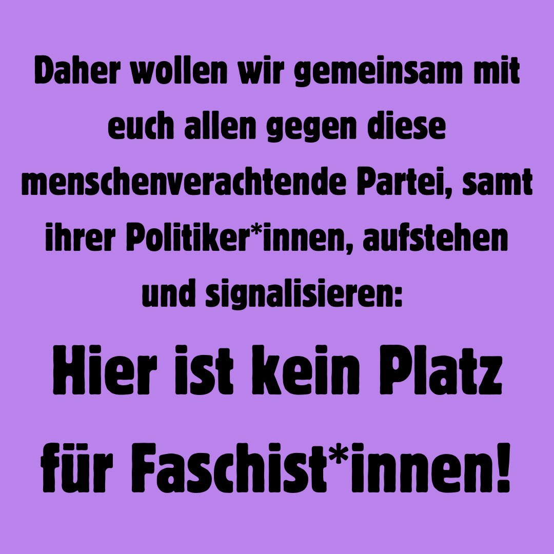 KolibriKllktv's tweet photo. Der #noAfD den Europawahlkampf-Auftakt vermiesen!

Aufruf Rheinhessen Nazifrei
Kein Platz für Faschist*innen und ihre menschenverachtende Politik! 📣

📅23.2., 16.30 Uhr
📍Bahnhof Budenheim
#fckafd https://t.co/nJAlKwIFgP