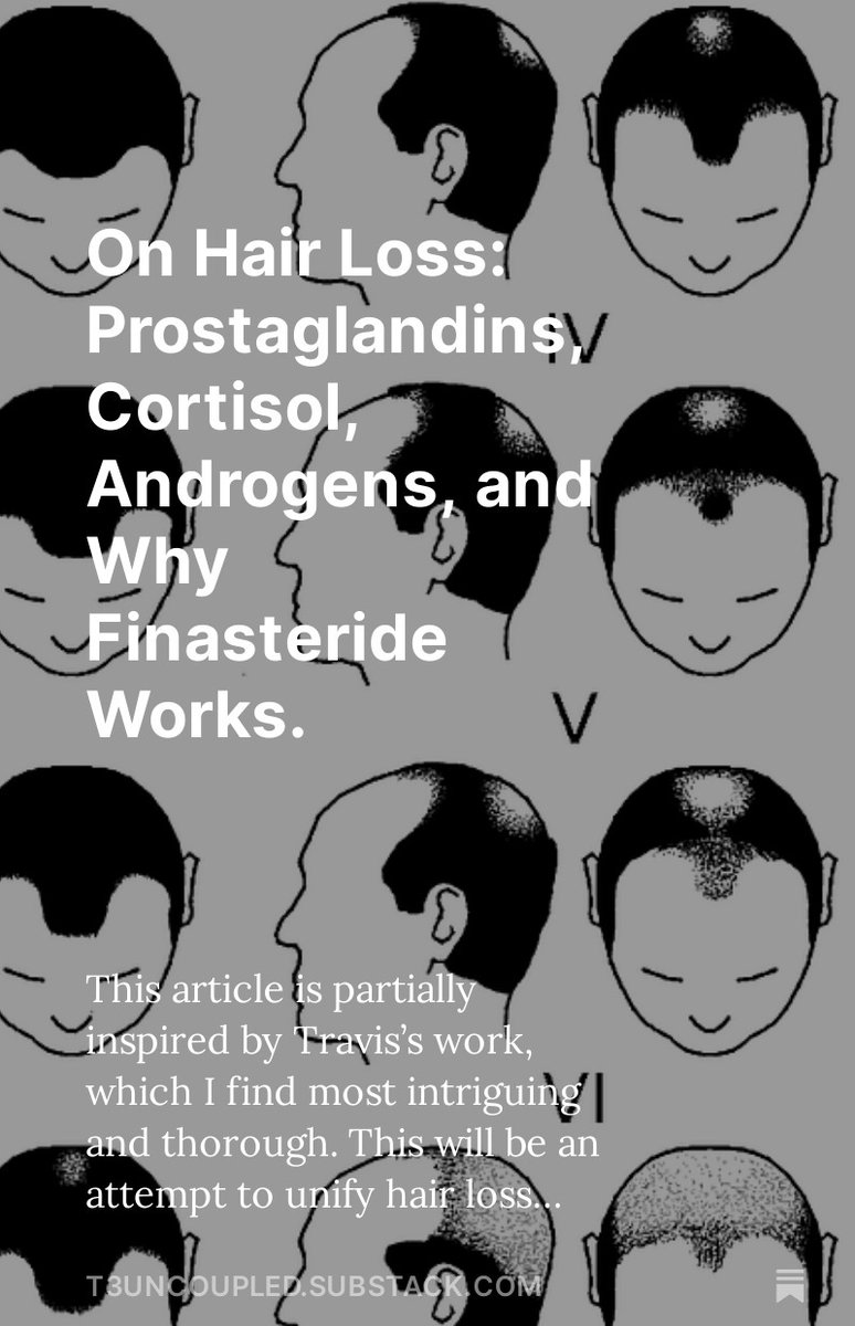 T3Uncoupled's tweet photo. New article is on hair loss, I hope you find it interesting. https://t.co/ie1OK6PiNx