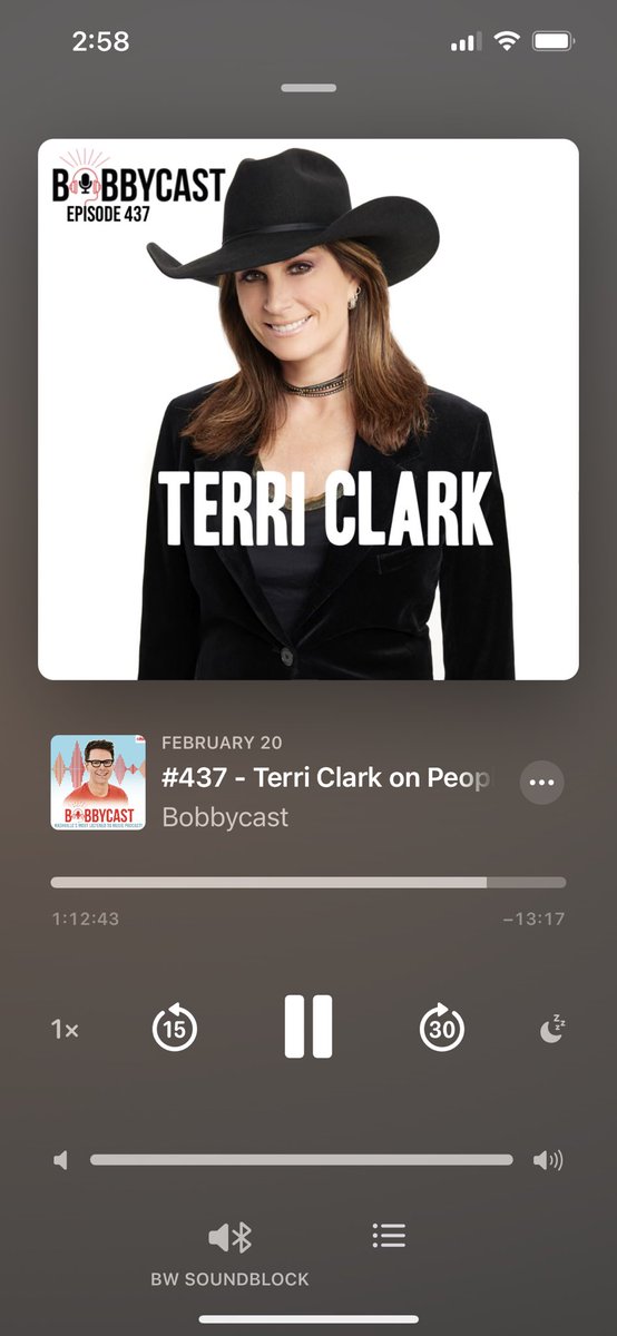 sheenerz's tweet photo. Thanks to @TheBobbyCast and @TerriClarkMusic for keeping me entertained today 🙂Loved this episode ❤️ https://t.co/ziL4EW7c2d