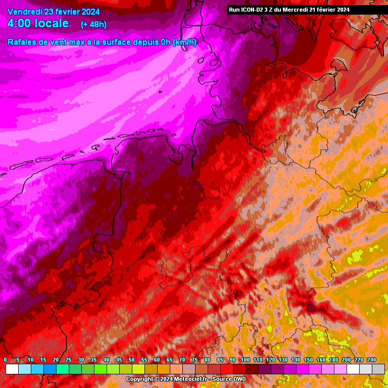 sturmwetter1703's tweet photo. Donnerstag Abend schwerer #Orkan🌀 im Norden ?
Die Modelle vom DWD (ICON/ICON-D2) rechnen von Holland bis NRW/NI verbreitet #Sturm🔴10/11 Bft, Emsland/Bremen 🟣>130 Km/h, #Nordsee-Küste Orkan 120 und Böen ⚪️160-190 Km/h⚠️
Wäre so stark wie Orkan Verena, Anatol und Christian! https://t.co/BOFaK2ooxL