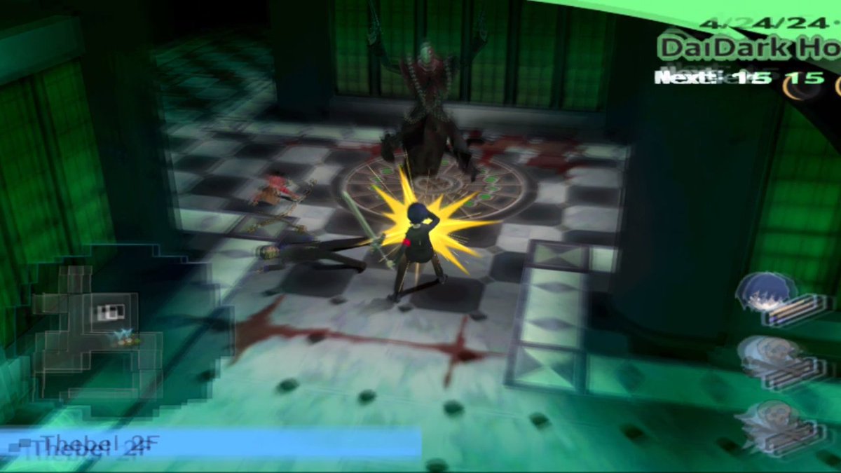 snowwood_'s tweet photo. holy shit @Squishma is trying to play Persona 3 for the first time &amp; I just took the funniest screenshot ever https://t.co/6sRol8sCu3