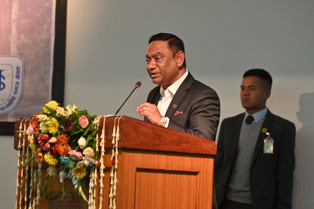 Hon. Minister for Forests and Environment Dr. Birendra Prasad Mahato noted at the Judges Conference organized at #NTNC that  human-wildlife conflict, climate change and public land encroachment as three major challenges in Nepal's conservation success story.