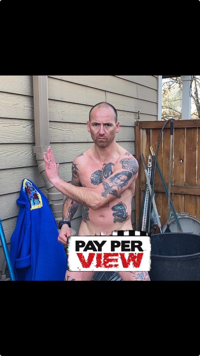 TastyRocketman's tweet photo. Practicing some #wimhoff #horsestance breathing post cold plunge which got my dick so hard I ended up running one out. On my #of you can get nude breathing exercises and the #JO vid cums later this week. https://t.co/wVMs8upvyG