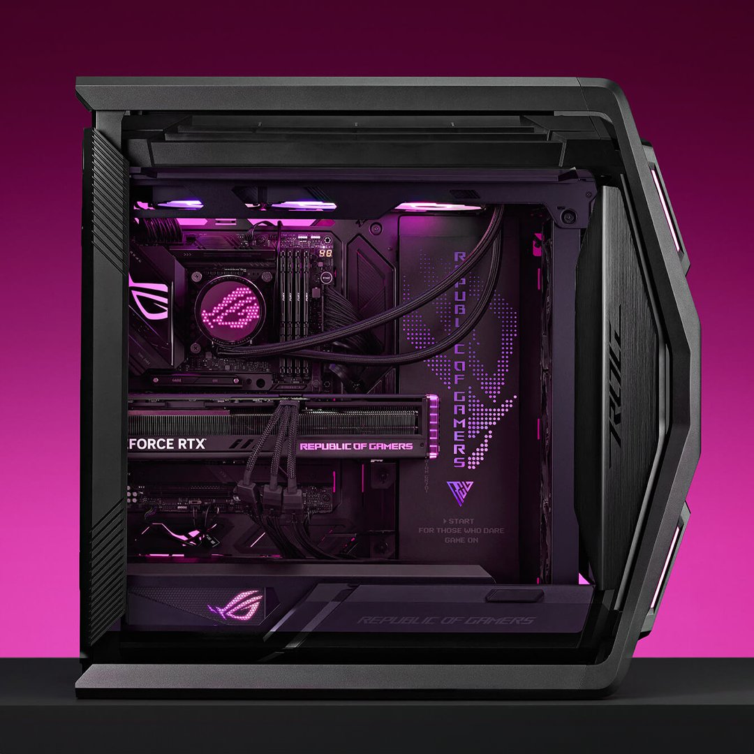 ASUS_ROGNA's tweet photo. Embrace the X Factor - a fusion of form, function, and style.
Set forth on your next custom gaming PC journey with the ROG Hyperion chassis; built for the ultimate experience and prestige.
#ROGHyperion #gamingpc https://t.co/oikdyIWlwZ
