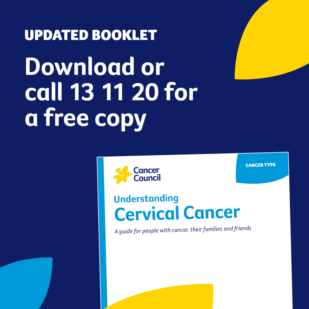 Cervical cancer may occur at any age, but over half of cases happen between the ages of 30-49 years. Download our free booklet or call us on 13 11 20. ow.ly/ruH350QFWPr With thanks to our expert reviewers @DaffodilCentre @COBLH @anne_mellon @DrIngerO @BususttilGemma