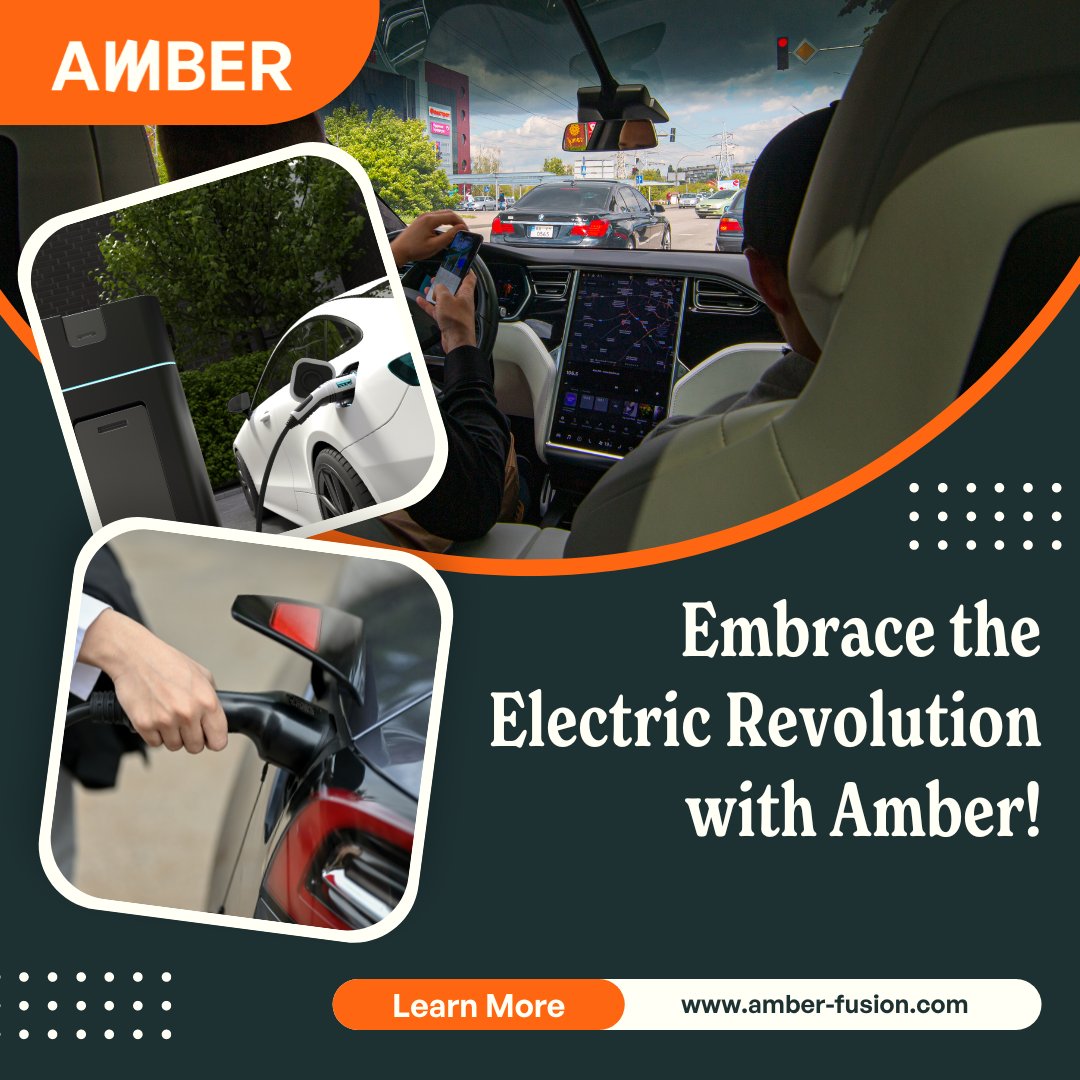 The rise of electric vehicles marks a pivotal shift towards sustainable transportation. Amber's EV charging solutions are making this transition smoother and greener for everyone. Get ready to drive into a cleaner future. 🚗💚 #electricvehicles #greentransport #futureiselectric