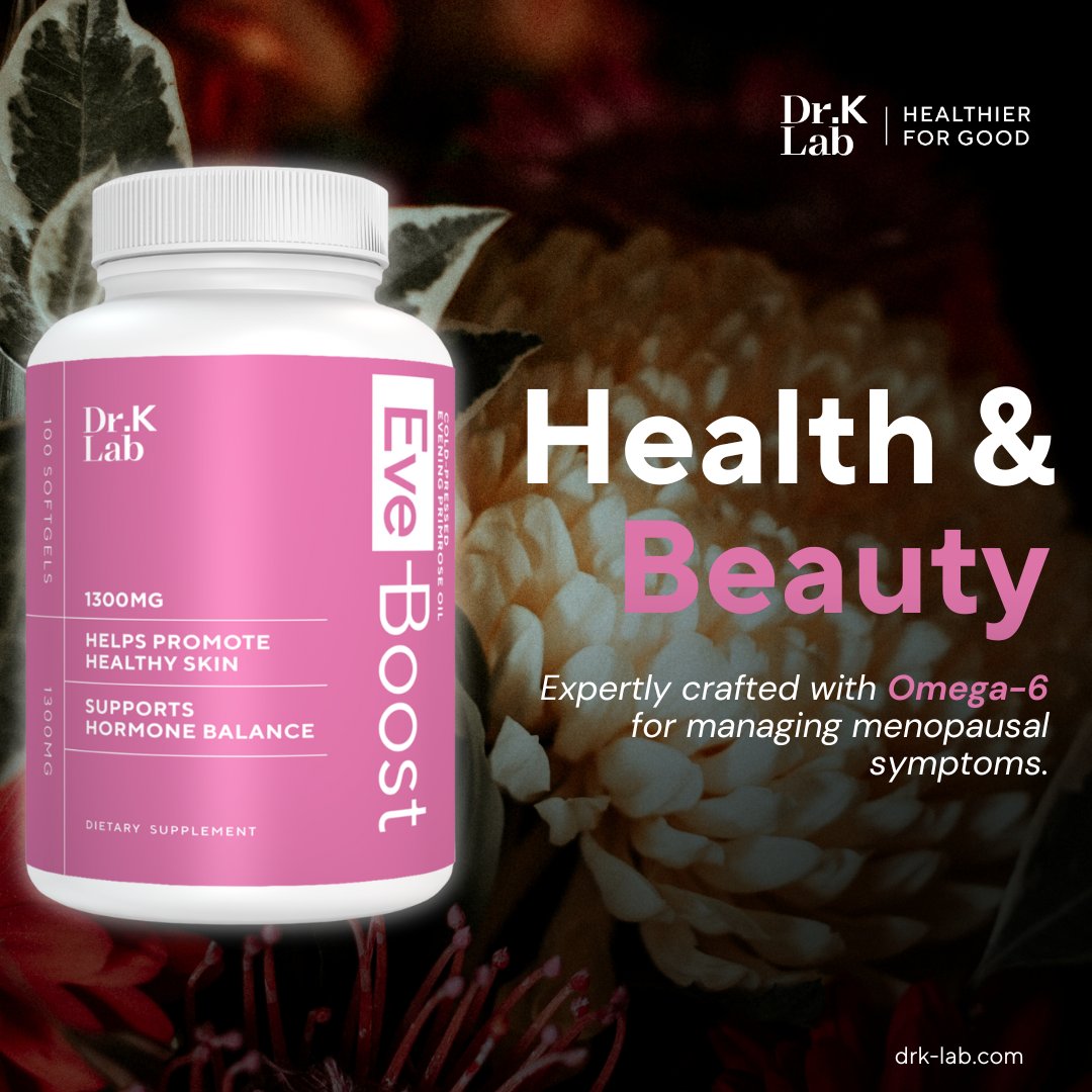 DrKLab_SG's tweet photo. Looking to revitalize your well-being? Try Eve Boost, our specially formulated blend with Omega-6 essential fatty acids from evening primrose oil. Address premenopausal and menopausal symptoms naturally.

Discover more at https://t.co/JeRub0M2gt

 #EveBoost #Wellbeing https://t.co/4Re2s4T6L6
