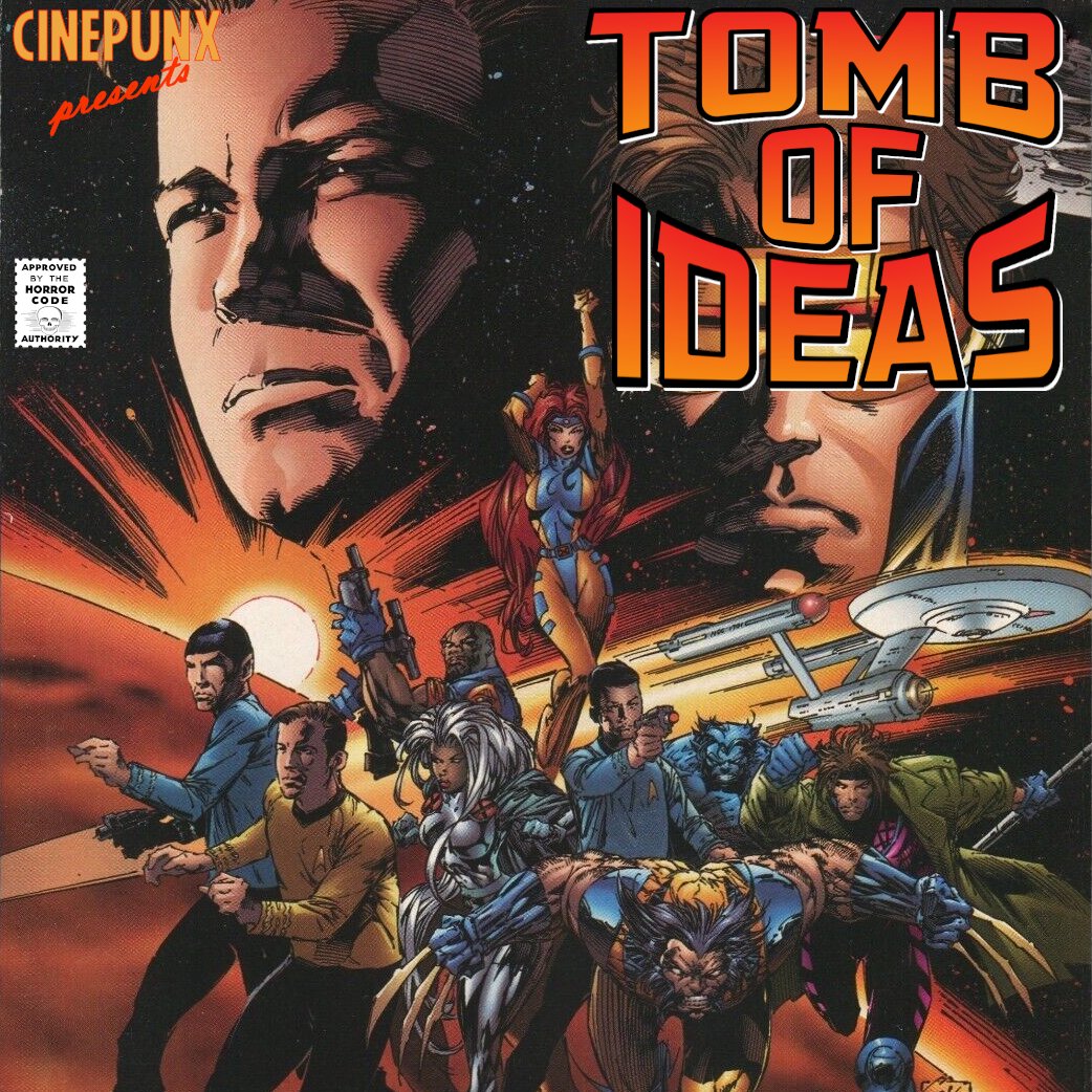 Comics. The Final Frontier. These are the voyages of the podcast...Tomb of Ideas. Joined by special guest Andrew Leyland, we're boldly going into a discussion of the two STAR TREK/X-MEN crossovers from the late 1990s! 
cinepunx.com/tomb-of-ideas-…