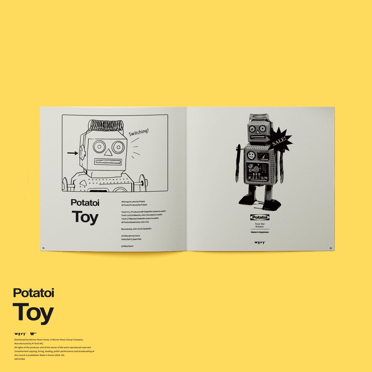 say0hyeahh's tweet photo. ꒰ pre- order ꒱ ชาวมันฝรั่งมุงด่วน! Potatoi ออกบั้มแล้วจ้าา🥔🍟✨

บั้ม Potatoi - TOY 🤖🤓

🎰 ราคา 490.-
🎢 มัดจำ 200.-

รวมภาษี,ค่าชิปเรียบร้อย
ค่าส่งในไทย 40.-
สนใจ dm มาได้เรยย
#potatoi #존차 #johncha #ตลาดนัดwavetoearth #ตลาดนัดkhh #ตลาดนัดkhiphop #wavetoearth https://t.co/BGHoVKKMtw