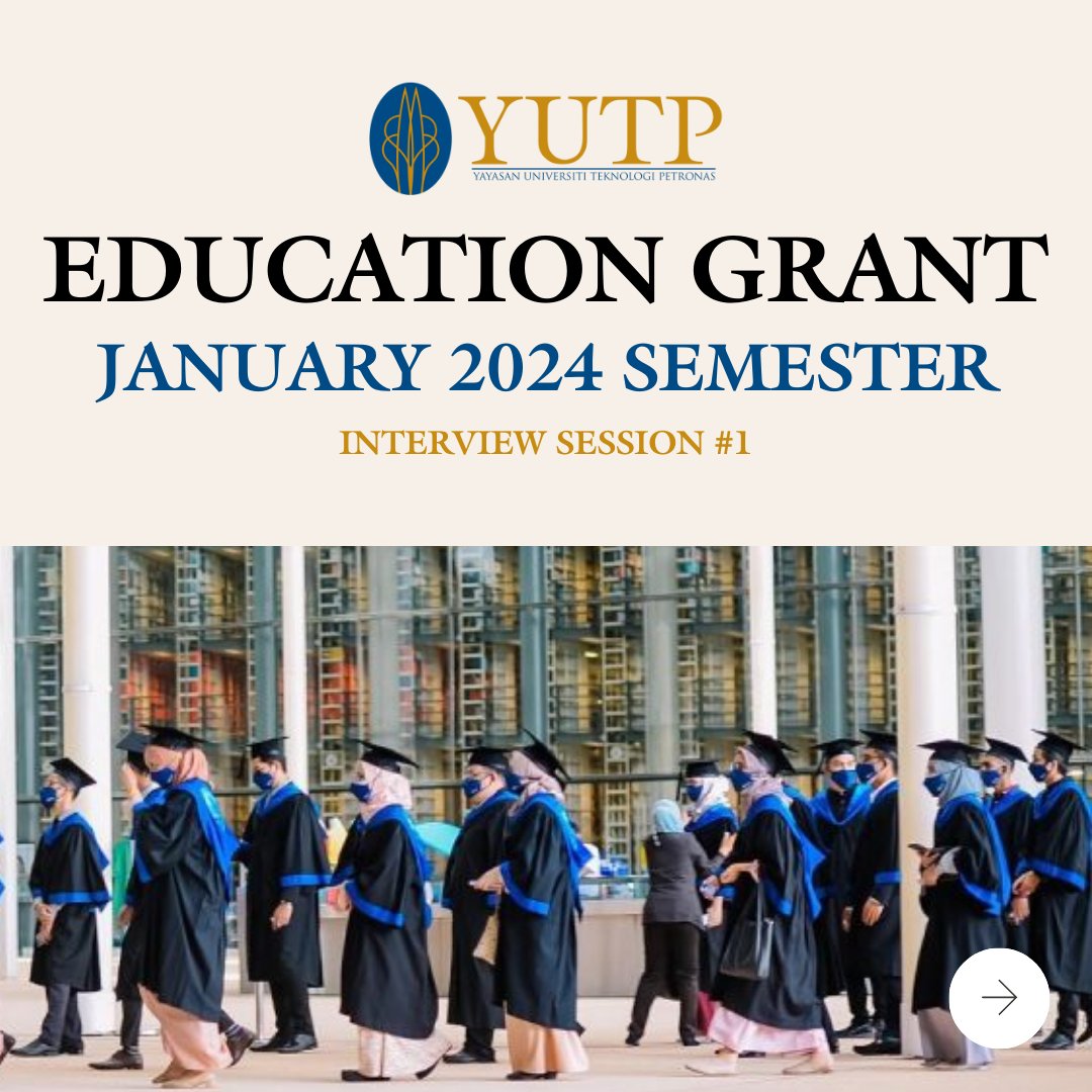 YayasanUTP's tweet photo. First interview session of YUTP Education Grant for January 2024 semester was successfully held yesterday.
Exciting sessions yesterday and more to come today and tomorrow. Wishing all candidates the best of luck! :)
#YUTP #UTPinMe https://t.co/UK1563lSDv