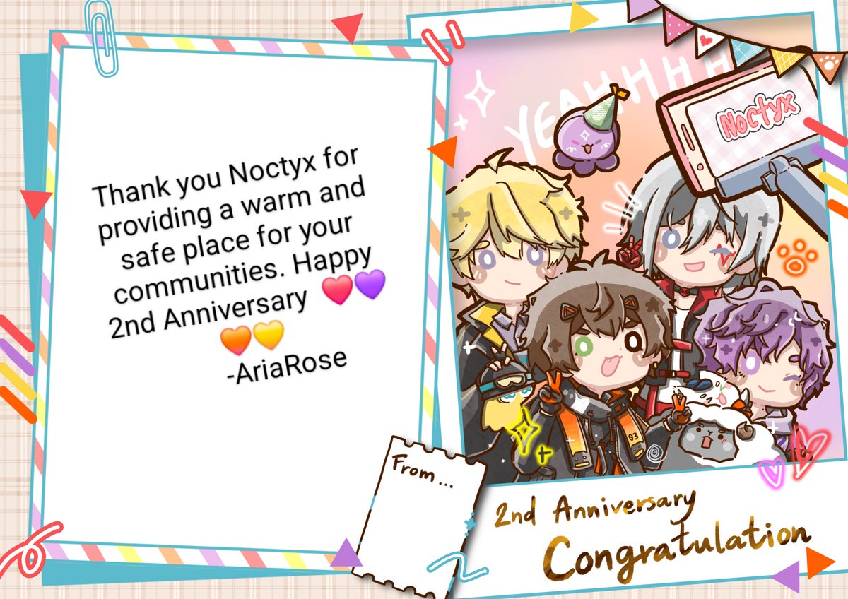 I love Noctyx ❤️💜🧡💛
#2Noctyx