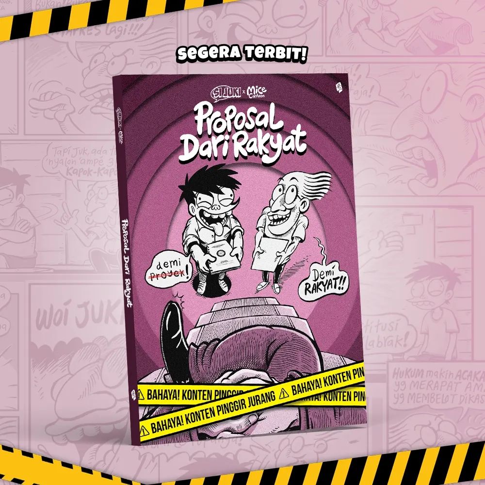 Segera terbit! Kolaborasi Mice Cartoon dengan <a href="/JukiHoki/">Si Juki</a> 
Gak lama lagi keluar dari percetakan! #proposaldarirakyat #micecartoonofficial #sijukixmicecartoon