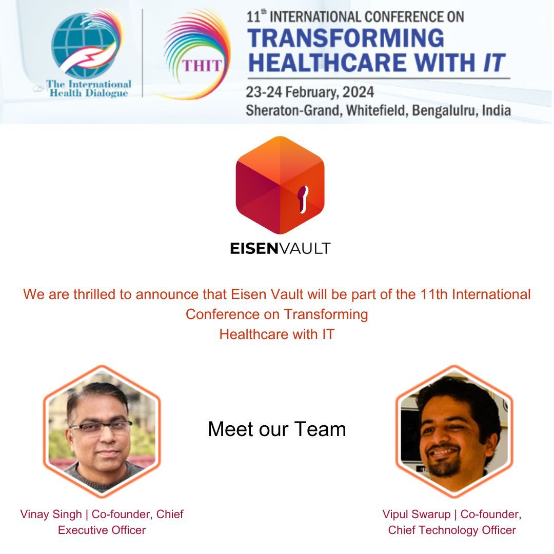 EisenVault's tweet image. EisenVault joins Asia's Biggest HealthTech Conference, 11th Intl. Conference on Healthcare IT, Feb 23-24, 2024.
Location: Sheraton-Grand, Whitefield, Bengaluru, India.
#eisenvault #dms #documentmanagementsystem #healthtech #conference #bengaluru #healthcare #TechnologyNews