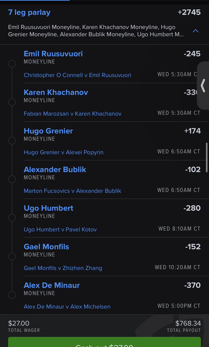 A11Bets's tweet image. +2745 Wake N&apos; Cash ATP Lotto 🎰

100$ Giveaway If This Hits 💰💰💰

Must Retweet &amp;amp; Drop Ur Cashapp 🤑

#GamblingX