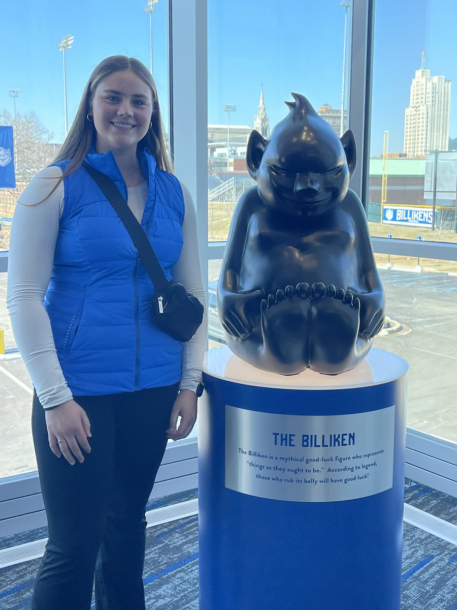 Thank you <a href="/CoachConnoyer/">Christy Connoyer</a> and Coach Max for the wonderful visit yesterday!! I loved getting to see campus and learn more about <a href="/SLUSoftball/">SLU Softball</a>!! Go Bills!!