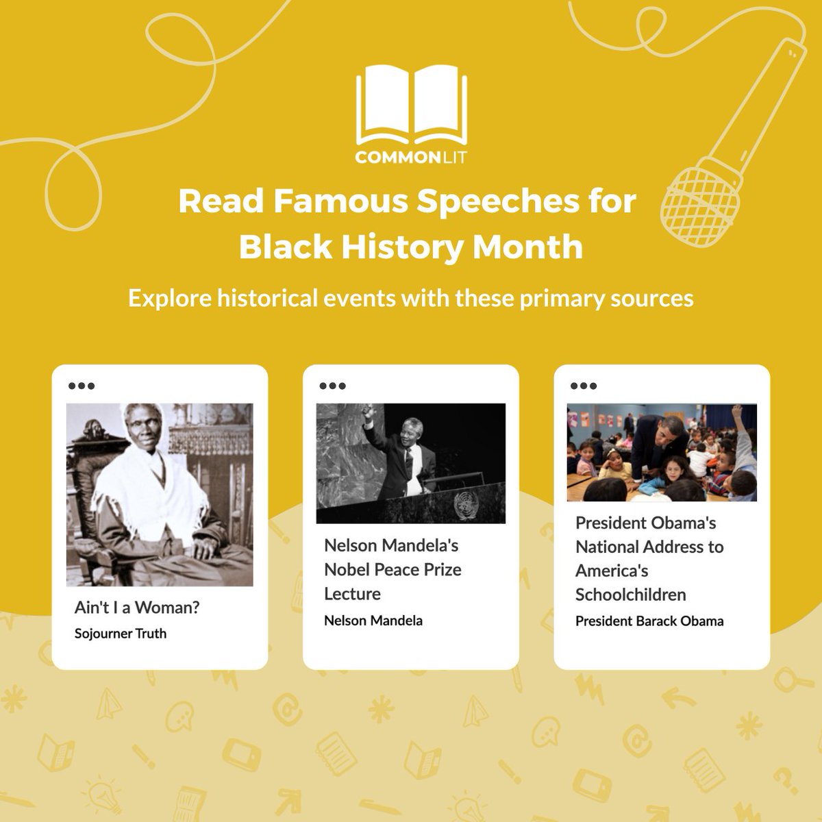 Dive into history with these speeches by prominent Black leaders. 🎙️ Our digital library is home to hundreds of authentic primary sources to build students' skills and knowledge!