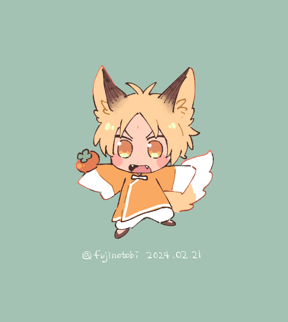 「blonde hair fox boy」 illustration images(Latest)