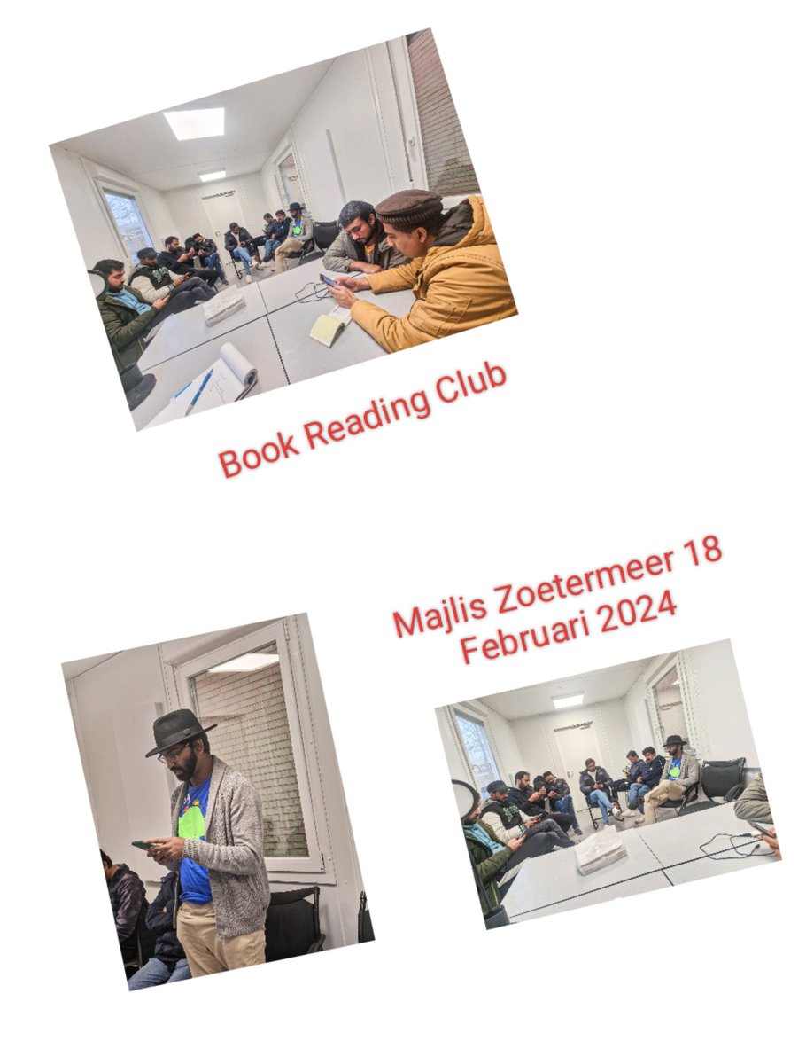 Majlis Zoetermeer Khuddam had een prachtige Boeken lees club sessie op 18 februari 2024 in Leiderdorp. #Rohanikhazain #HazratMasihMaud #Reading