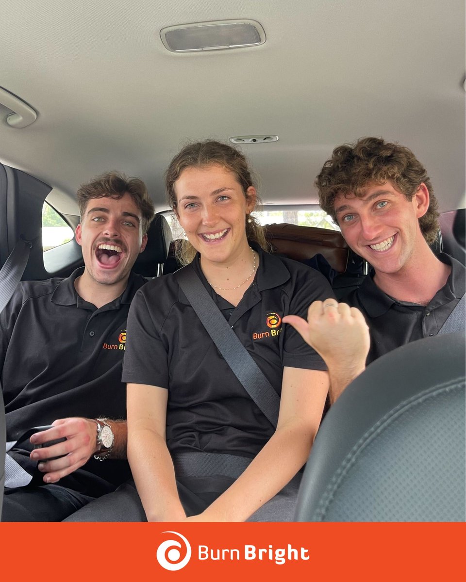 BurnBrightAU's tweet photo. What a team! 👍

Mack, Jess and Noah enjoying some quality time after spending an awesome day with students in the Hunter Valley!

#studentleadership #leadership #values #service https://t.co/3y1di89fXZ