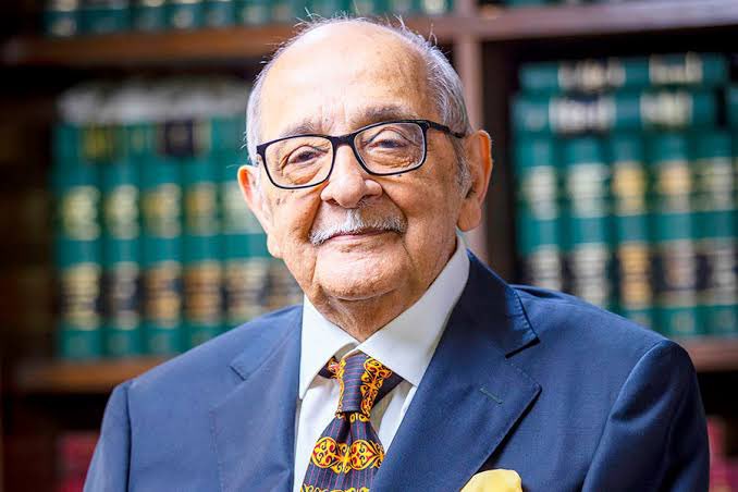 MPNaveenJindal's tweet photo. Deeply saddened to learn about the passing of eminent jurist Senior Advocate Fali S. Nariman. His immense contributions to the legal field and unwavering commitment to justice have left an indelible mark. My deepest condolences to his family, friends, and the legal community. 
May he rest in peace.