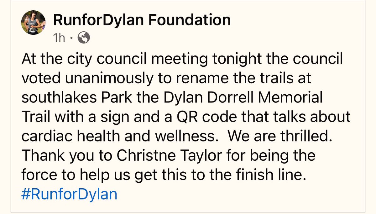 Thank you Denton 💚 #runfordylan
