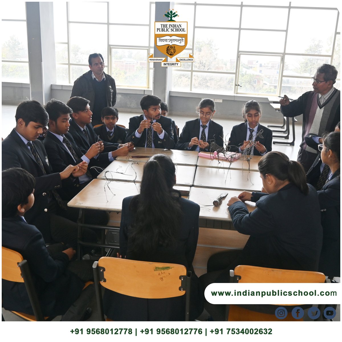 IpsDdn's tweet image. 📷Wire art, expression is now ruling the roost in present art form. It involves dexterity and utmost finesse on the part of the person involved in churning out this unique piece of art.

#ipsdehradun #bestboardingschool #creativityforkids #art